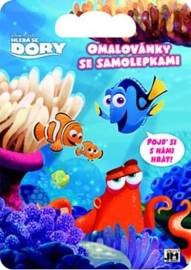 Hledá se Dory Omalovánky se samolepkami