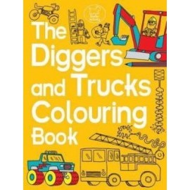 Diggers and Trucks Colouring Book