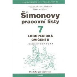 Šimonovy pracovní listy 7 - Logopedická cvičení II