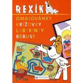 Rexík - omaľovánky, krížovky, labyrinty, rébusy