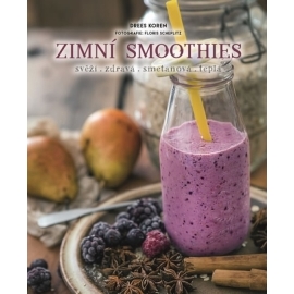 Zimní smoothies svěží, zdravá, smetanová, teplá