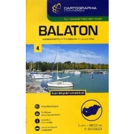 Balaton 1 : 90 000 - Turistatérkép