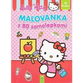 Maľovanka s 80 samolepkami (Hello Kitty)