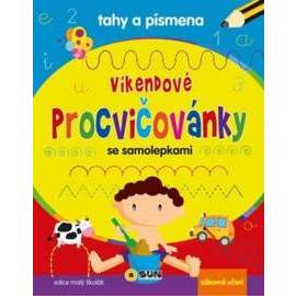 Tahy a písmena - Víkendové procvičovánky se samolepkami