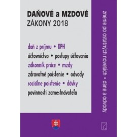 Daňové a mzdové zákony 2018