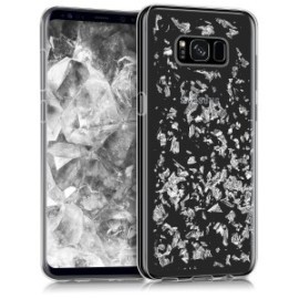 Kwmobile Priehľadné púzdro s dizajnom vločky Samsung Galaxy S8 Plus