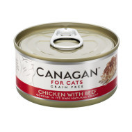 Canagan Chicken & Beef 75g - cena, porovnanie