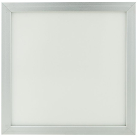 Ledsviti Strieborný LED panel s rámčekom 300x300mm 18W teplá biela OT916S300X300-C-35-RAM