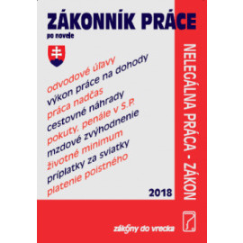 Zákonník práce 2018 - zákony do vrecka (A6)