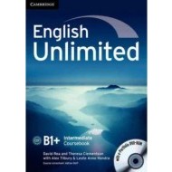 Cambridge English Unlimited. B1+ Intermediate Coursebook + DVD - cena, porovnanie