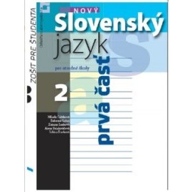 Nový Slovenský jazyk pre SŠ 2 – 1.časť - Zošit pre študenta