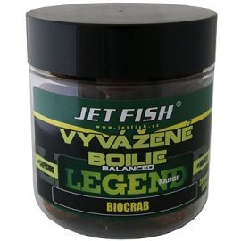 Jet Fish Vyvážené boilies Legend, Biokrab 20mm 130g