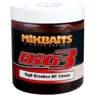 Mikbaits Legends Boilie v dipe BigB Broskyňa Black pepper 24mm 250ml - cena, porovnanie