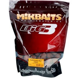 Mikbaits Legends Boilie BigB Broskyňa Black pepper 24mm 1kg