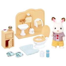 Sylvanian Families Nábytok chocolate králikov - brat a umyváreň