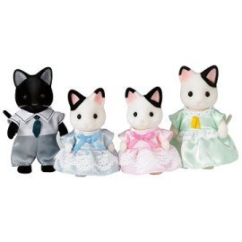 Sylvanian Families Rodina mačiek s čiernym kocúrom