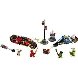 Lego Ninjago 70667 Kaiova motorka s čepeľami a Zaneov snežný voz