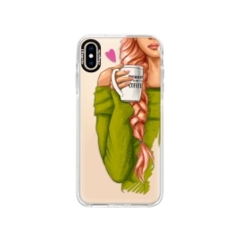 iSaprio Bumper My Coffe and Redhead Girl Apple iPhone XS Max