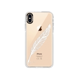 iSaprio Bumper Writing By Feather Apple iPhone XS Max