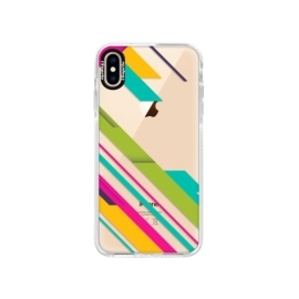 iSaprio Bumper Color Stripes 03 Apple iPhone XS Max