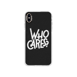 iSaprio Bumper Who Cares Apple iPhone XS Max