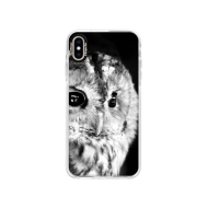 iSaprio Bumper BW Owl Apple iPhone XS Max - cena, porovnanie