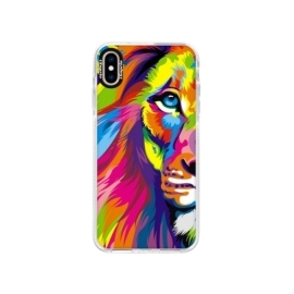 iSaprio Bumper Rainbow Lion Apple iPhone XS Max