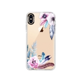 iSaprio Bumper Flower Pattern 04 Apple iPhone XS Max