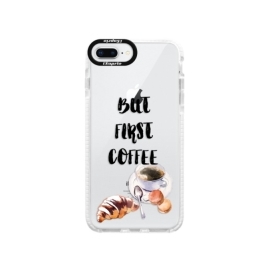 iSaprio Bumper First Coffee Apple iPhone 8 Plus