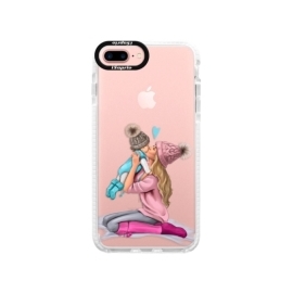 iSaprio Bumper Kissing Mom Blond and Boy Apple iPhone 7 Plus