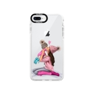 iSaprio Bumper Kissing Mom Brunette and Girl Apple iPhone 8 Plus - cena, porovnanie