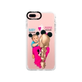 iSaprio Bumper Mama Mouse Blonde and Boy Apple iPhone 7 Plus