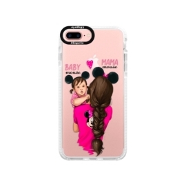 iSaprio Bumper Mama Mouse Brunette and Girl Apple iPhone 7 Plus