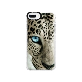 iSaprio Bumper White Panther Apple iPhone 8 Plus