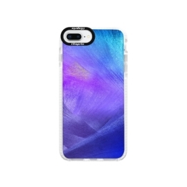 iSaprio Bumper Purple Feathers Apple iPhone 8 Plus