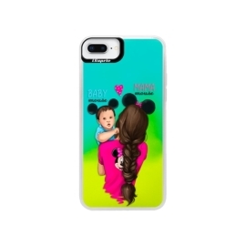 iSaprio Blue Mama Mouse Brunette and Boy Apple iPhone 8 Plus