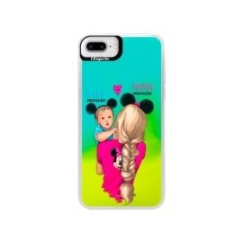 iSaprio Blue Mama Mouse Blonde and Boy Apple iPhone 7 Plus