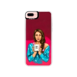 iSaprio Pink Coffe Now Brunette Apple iPhone 7 Plus