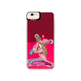 iSaprio Pink Kissing Mom Blond and Girl Apple iPhone 6 Plus/6S Plus