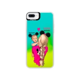 iSaprio Blue Mama Mouse Blonde and Boy Apple iPhone 8 Plus