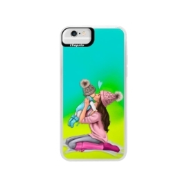 iSaprio Blue Kissing Mom Brunette and Boy Apple iPhone 6 Plus/6S Plus