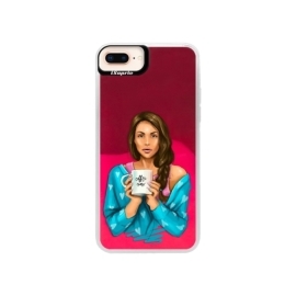 iSaprio Pink Coffe Now Brunette Apple iPhone 8 Plus