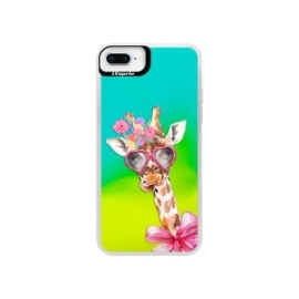 iSaprio Blue Lady Giraffe Apple iPhone 8 Plus