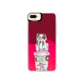 iSaprio Pink Donut Worry Apple iPhone 8 Plus