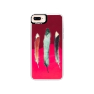 iSaprio Pink Three Feathers Apple iPhone 8 Plus - cena, porovnanie