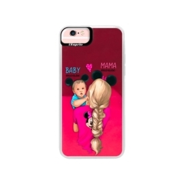 iSaprio Pink Mama Mouse Blonde and Boy Apple iPhone 6 Plus/6S Plus