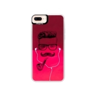 iSaprio Pink Man With Headphones 01 Apple iPhone 8 Plus - cena, porovnanie