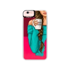 iSaprio Pink My Coffe and Brunette Girl Apple iPhone 6 Plus/6S Plus