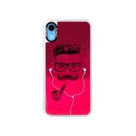 iSaprio Pink Man With Headphones 01 Apple iPhone XR