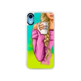 iSaprio Blue My Coffe and Blond Girl Apple iPhone XR